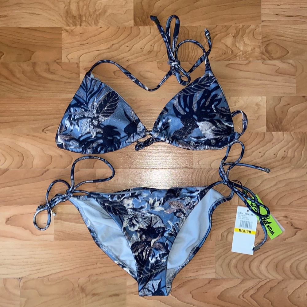 NWT Sam Edelman floral bikini